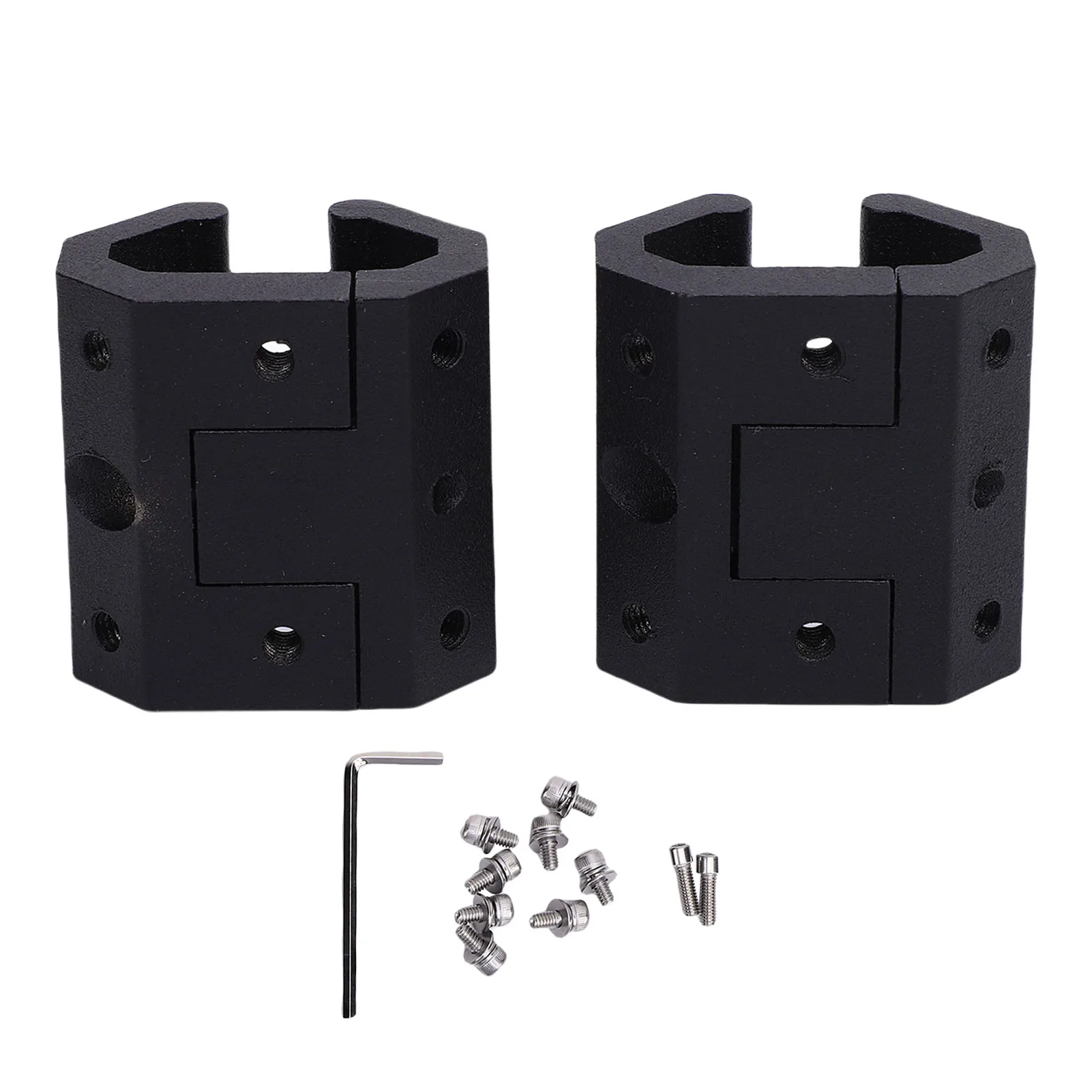 Toolbox Rail Adapter Bracket Toolbox Rail Corner Clip Aluminum Alloy Stainless Steel Rail Clip Replacement for Packout System