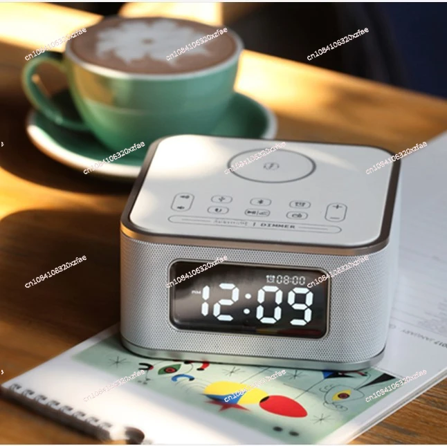 Mobile phone wireless charging Bluetooth speaker Star hotel room bedside desktop alarm clock stereo radio