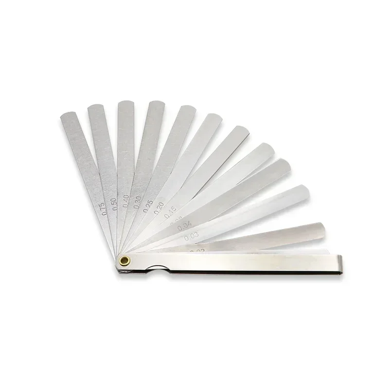 SHAHE 150 mm Length 17 Blades Feeler Gauge Metric Feeler Gauge 0.02-1.00 mm Measurement Instruments