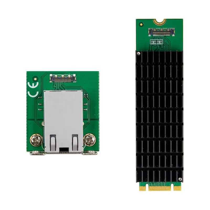 AED7-M.2 B+M Single-Port 10Gbe Network Card RJ45 Ethernet Network Adapter AQC107S T1 Control Grade Server Network Card