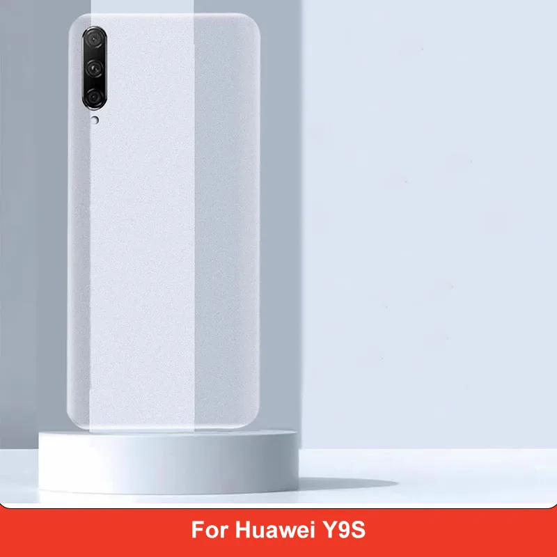 Transparent Battery Back Cover for Huawei Y9S back cover with Camera Lens Adhesive Repair Replacement Part