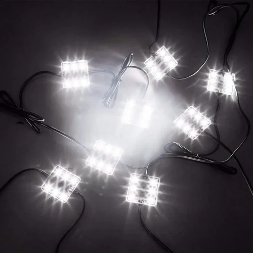 Imagen 2 del producto Luces Led universales para decoración de cama de coche, 8/10 Uds., 48 luces LED impermeables para camioneta Benz/BMW/Toyota/Tundra/Chevy