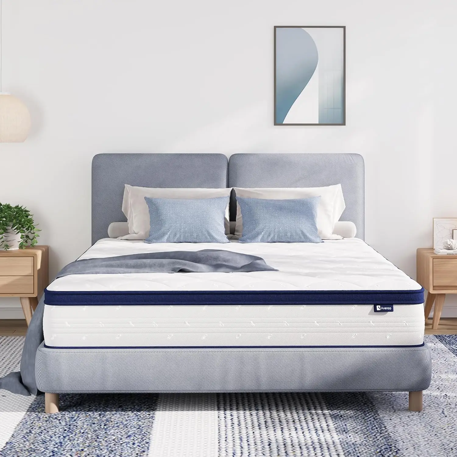 Bedroom Use, Mattress with Memory Foam, No Color Mentioned, Pain Relief & Motion Isolation, CertiPUR-US Certified