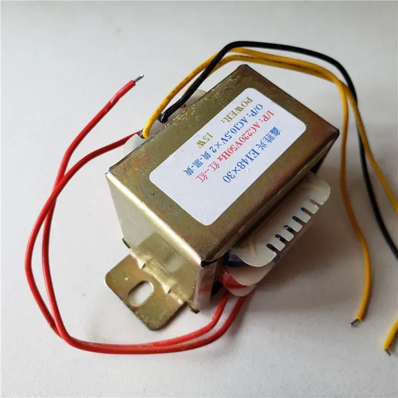 15W EI Transformer 220V To 10.5V-0-10.5V Dual 10V Transformers Custom Copper EI48*30 For KFR4824AYK-3 Speaker Water Heater