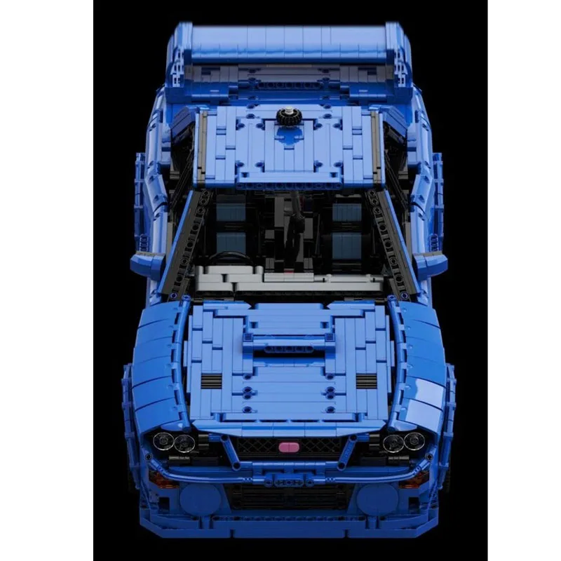 

MOC-186820 Blue Classic City Sports Car Racing Building Block Model 4186 Parts MOC Creative Boy Children's Birthday Toy Gift
