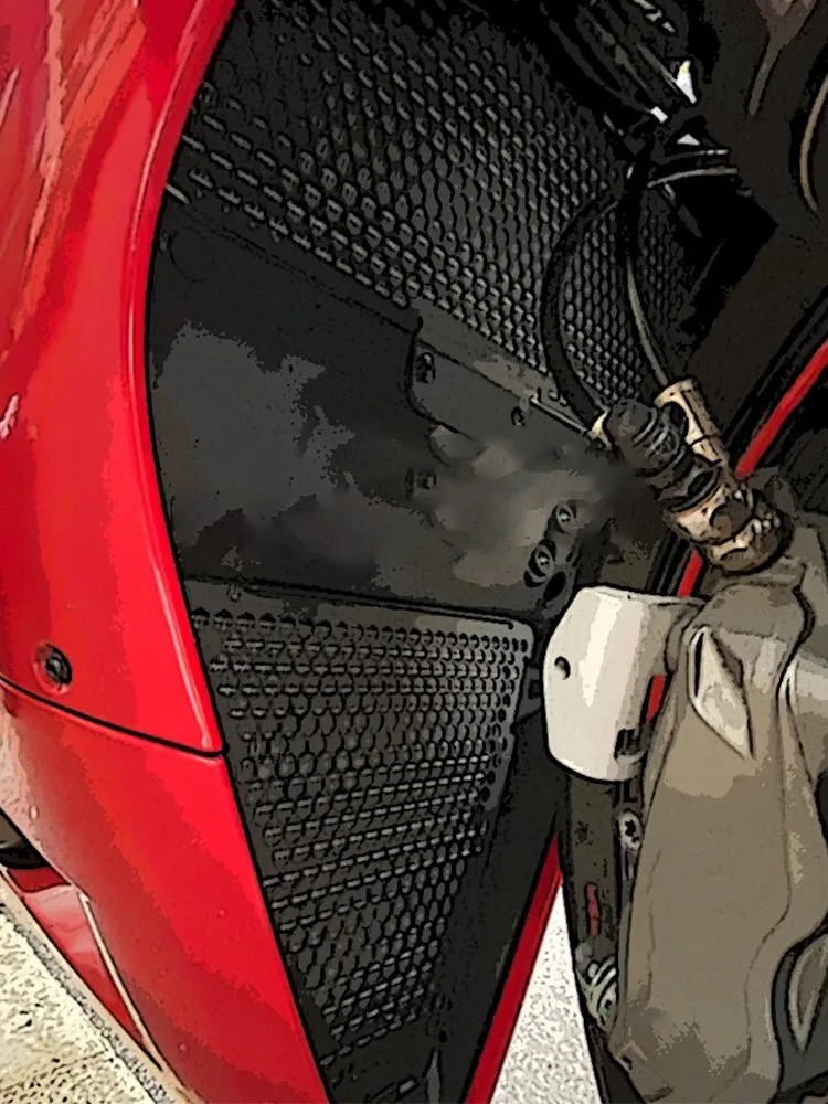 Motorcycle CNC For Ducati PanigaleV2 Panigale899 959 1199 RS 1299R FE/S Accessories Radiator Guard Grille Cover Cooler Protector