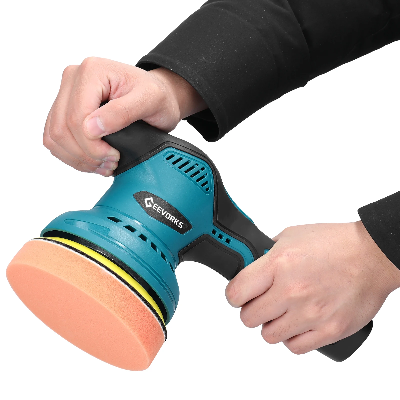 

Cordless Eccentric Car Polisher 8 Gears of Speeds Adjustable Electric Auto Polishing Machine Multifunctional Metal Waxing Wood G