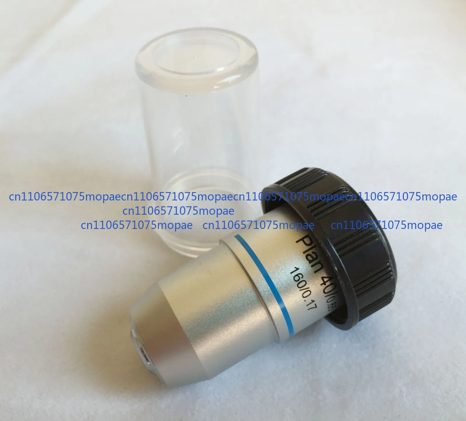 Biological Microscope Objective 40X Plan Achromatic W/ Spring 195 Lens