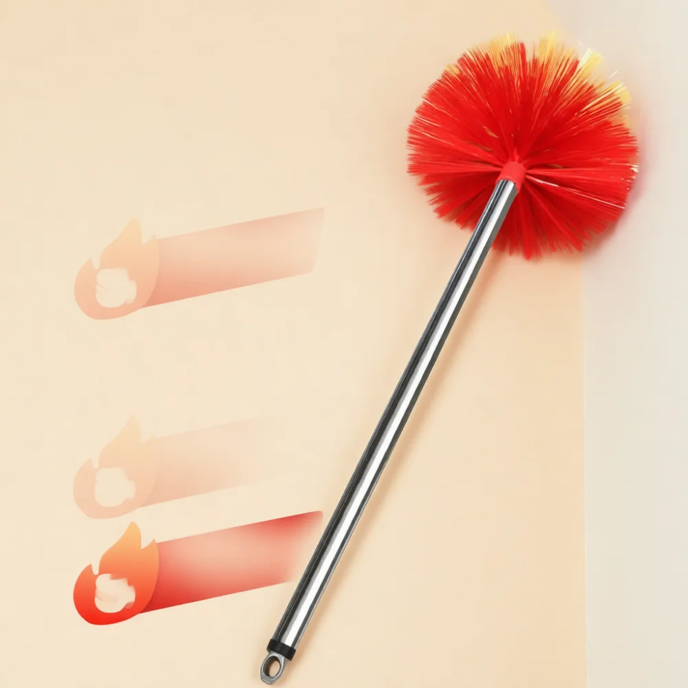 Long Handle Ceiling Duster Cleaner Adjustable Rod For Wall Cobweb Removal Household Dusting Tool Lightweight Sweep