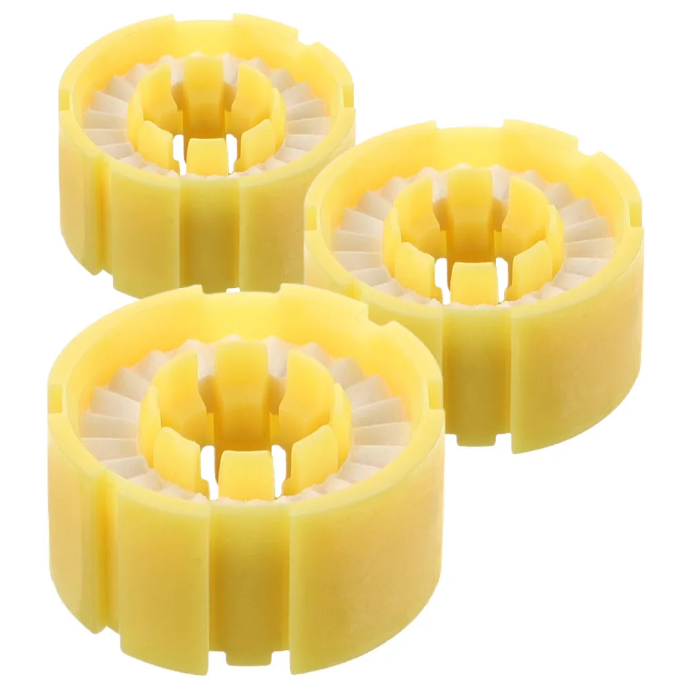 

3pcs Inflatable Life Jacket Water Soluble Tablet Bobbin Vest Accessory Yellow Portable Safety Device Durable Pressure