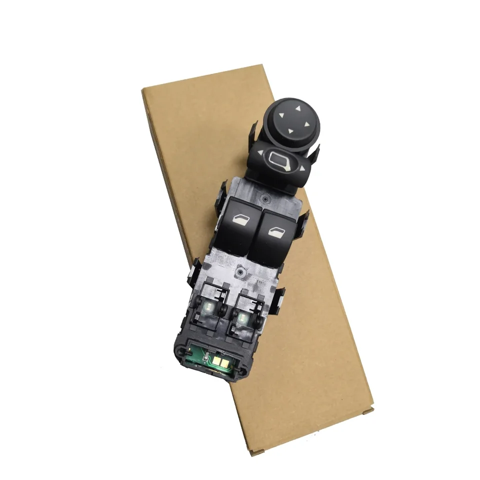 Interrupteur Lève-Vitre Électrique Compatible Citroën C4 2004-2010 – 9 Broches, Côté Conducteur Gauche