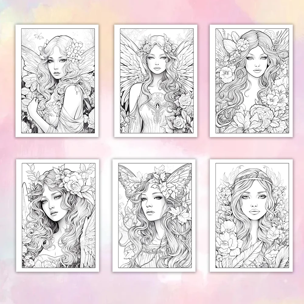 1pc, Adult coloring book, Teenagers coloring book, 30 different patterns, 100gsm thick paper, relieve stress, birthday gift