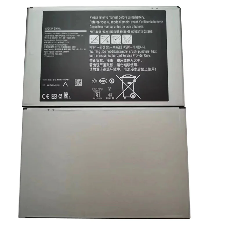 EB-BT545ABY Tablet Battery For Samsung Galaxy Tab Pro Active SM-T545 4.36V 28.12WH 7400MAH