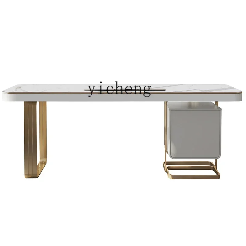 H19- Modern Desk Study New Pearl Slate Computer Desk Italian Office Desk
