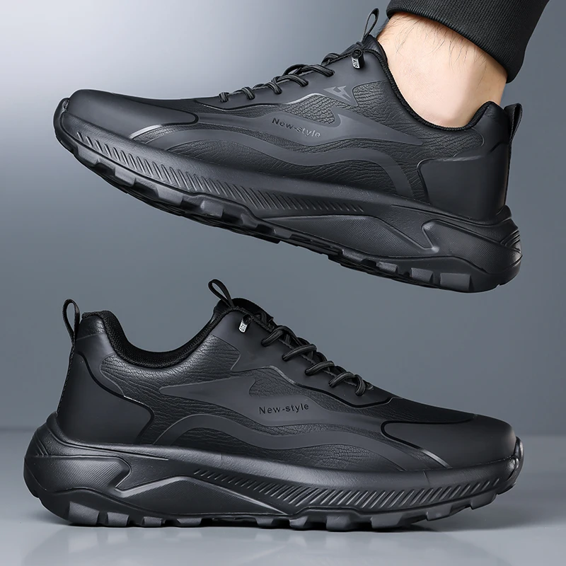 Men's New Outdoor Casual Sports Sneakers, Non‑Slip Wear‑Resistant Lightweight Soft‑Sole Shock‑Absorbing Running Shoes for Men