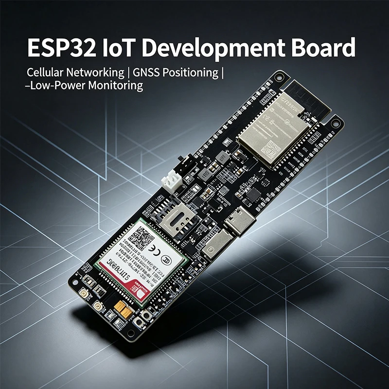 LILYGO TTGO T-SIM7000G ESP32-WROVER Dev Board NB-IoT Cat-M GPRS GNSS Position Module,4MB Flash 4MB PSRAM,Nano SIM & TF Card Slot