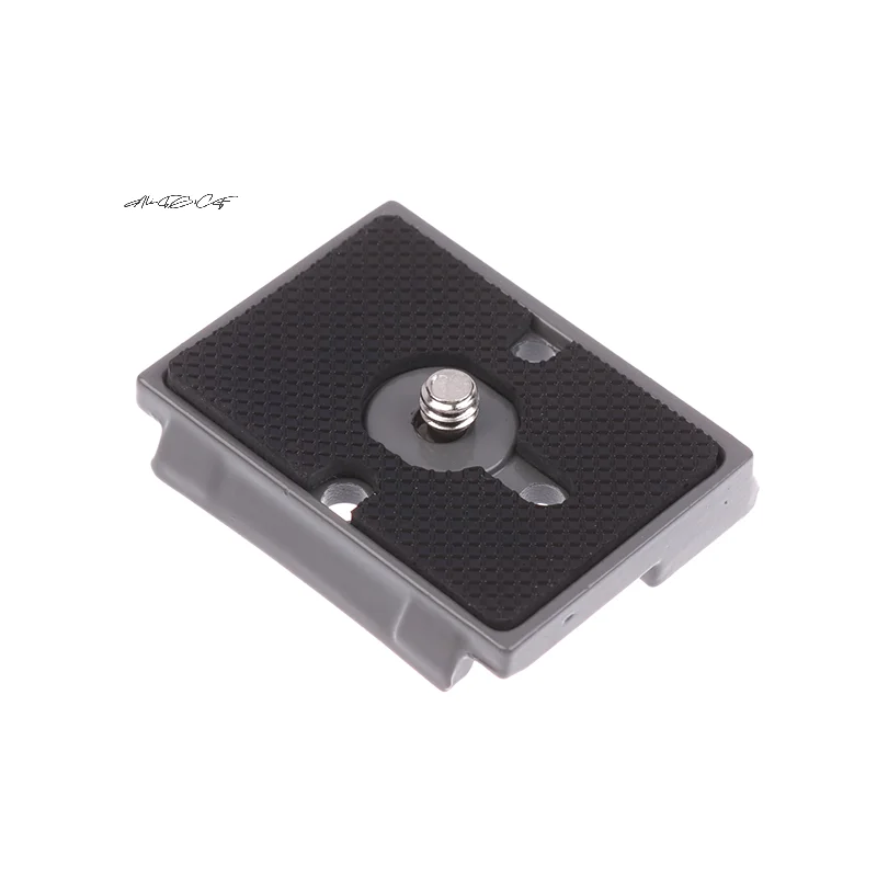 Pelat Pelepasan Cepat Kepala Bola Tripod Kamera Paduan Aluminium Abu-abu 200PL-14 Ringan Kompatibel dengan Aksesori Manfrotto