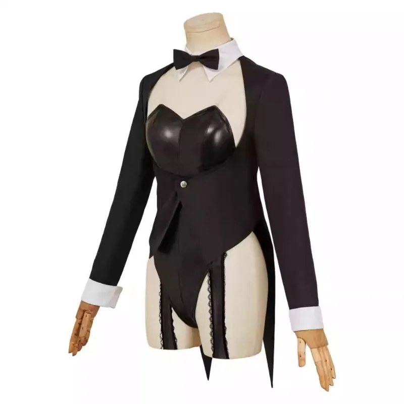 Marin Kitagawa Cosplay Sexy Bunny Girl Leather Jumpsuit Uniform Halloween Carnival Suit - view 4