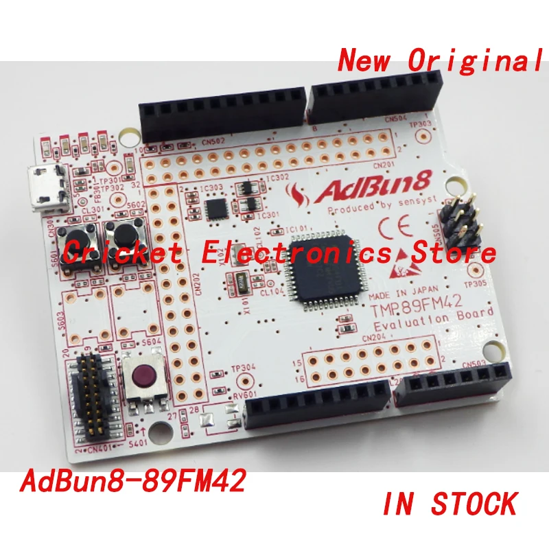 

AdBun8-89FM42 Microcontroller evaluation board with Toshiba's TMP89FM42VUG