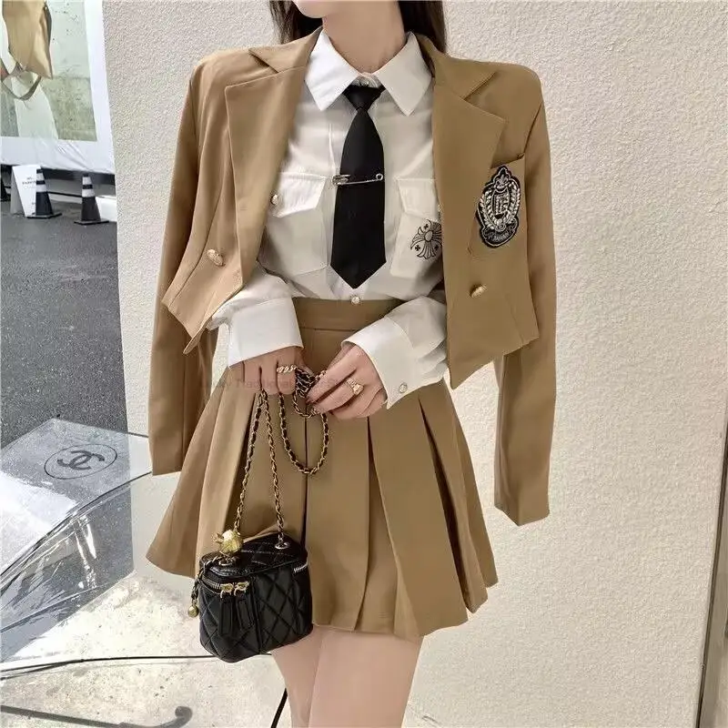 Menina Uniforme Escolar de Faculdade, Nova Coreia Japão Estilo, Jk Doce Estilo Legal Melhorado, Sexy Jk Terno Moda, Moda Diária