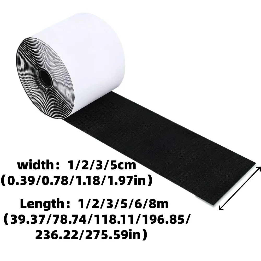 20/30/50mm Sticker Tape Self Adhesive Extra Strong Double Side Adhesive Sticker Pad Fluffy Hook and Loop Fastener