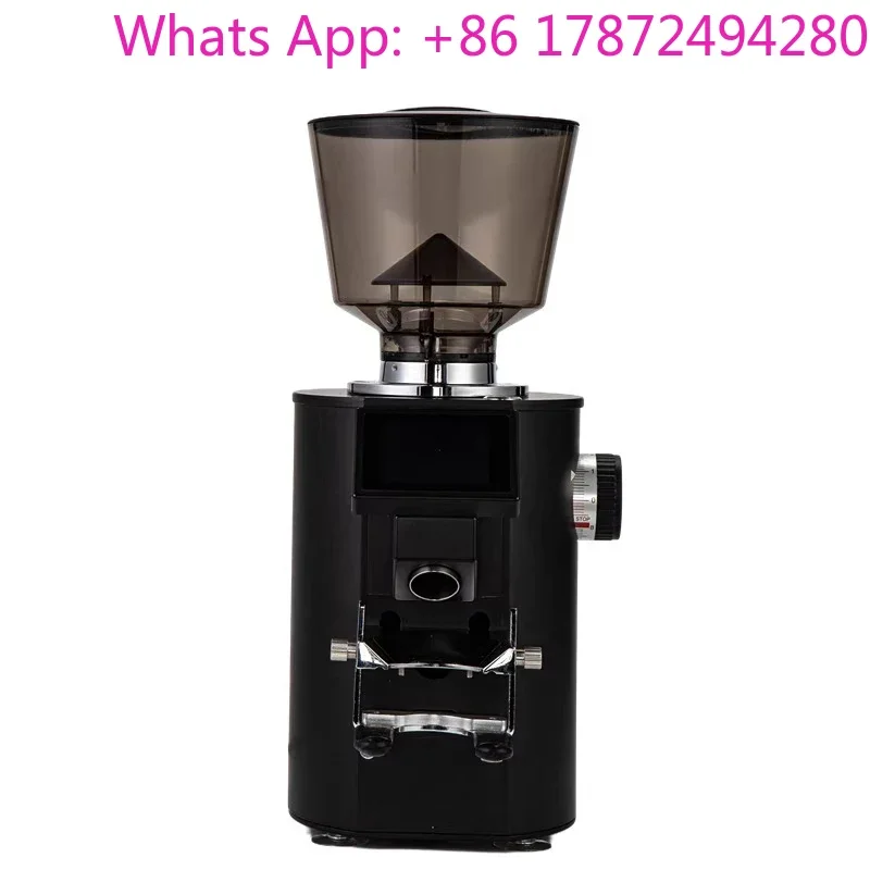 Bean grinder with scale quantitative electric flat knife coffee grinder home and commercial factory direct sales