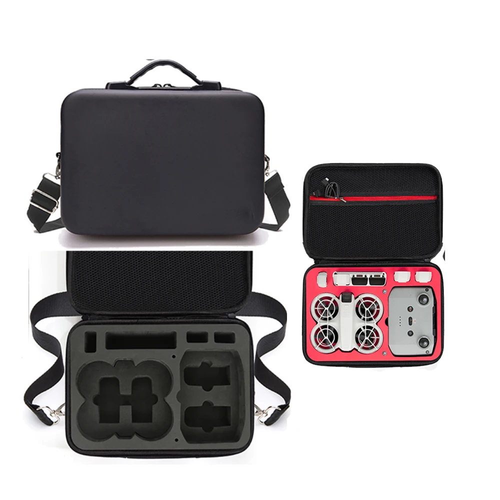 

Carrying Case for DJI Neo Crossbody Storage Bag with Shoulder Strap Travel Portable Handbag PU Shell Case Bag Drone Accessories