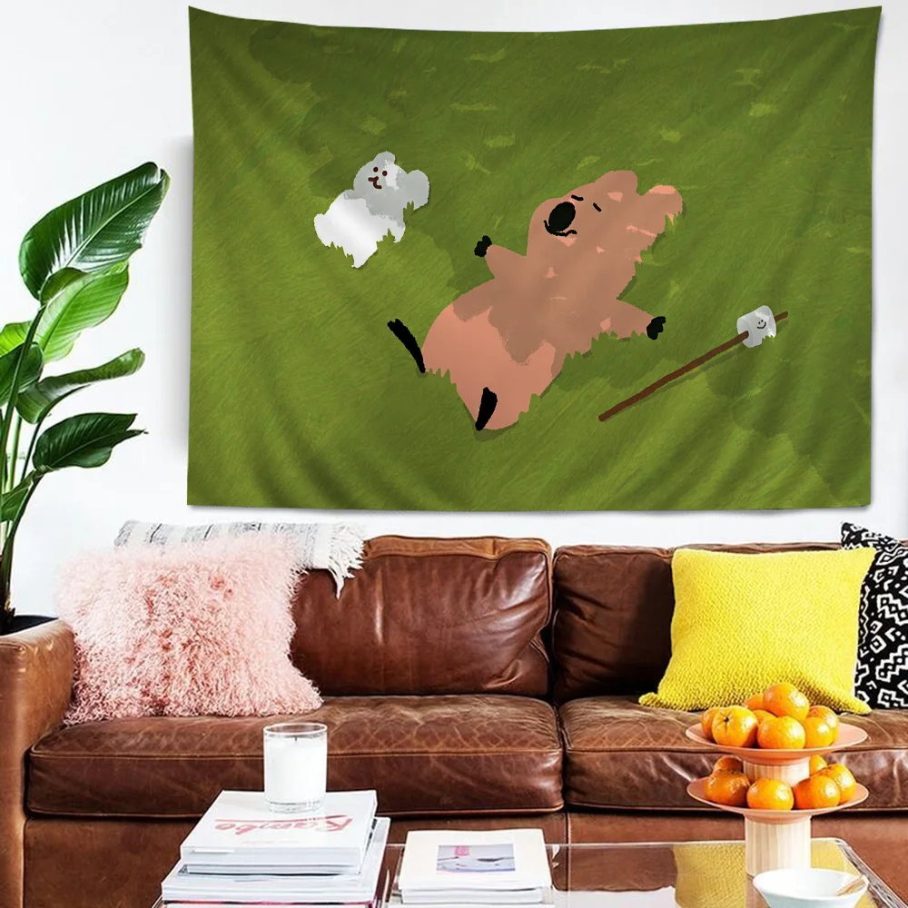 

Korea D-Dinotaeng Hippie Wall Hanging Tapestries Art Science Fiction Room Home Decor Kawaii Room Decor