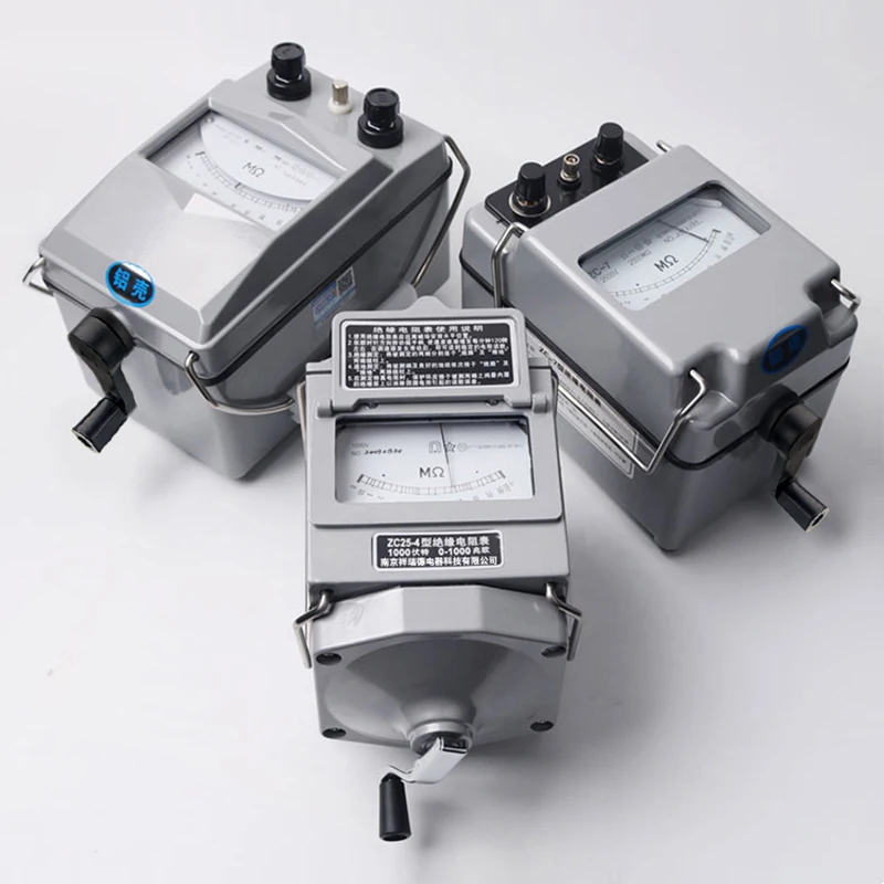 ZC25-3-4-7 electrician shaker 500v megohm meter 1000 hand 2500 insulation resistance tester