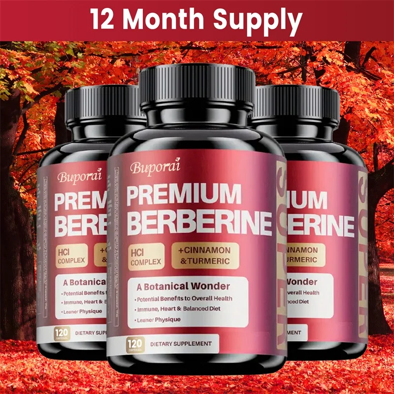 

Premium Berberine - Antioxidant Benefits, Enhances The Immune System, Cardiovascular System and Gastrointestinal Functio