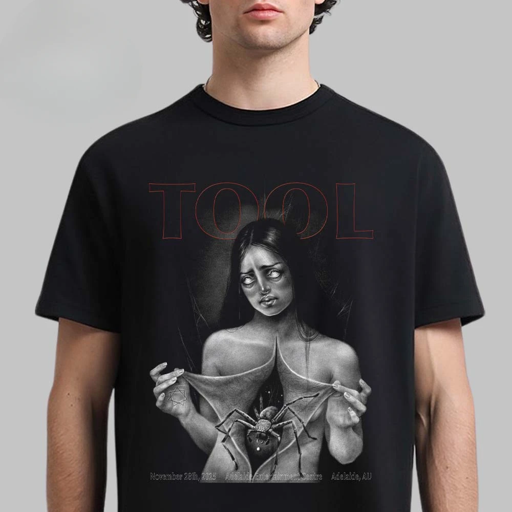 2026 Tool Cotton Band Shirt Unisex Summer Short Sleeve Fashion Brand Tee Luxury Casual Vintage T-shirt