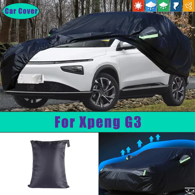 

For Xpeng G3 Car Full Outer Covers Outdoor Waterproof Dustproof Sun Rain Snow Protection Exterior Car Accessories