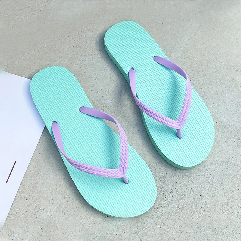 Fashion Women Slippers Light Weight Solid Shoes Ladies Flat Flip-flop Black Non-slip Basic Indoor House Sandals Pantuflas Mujer