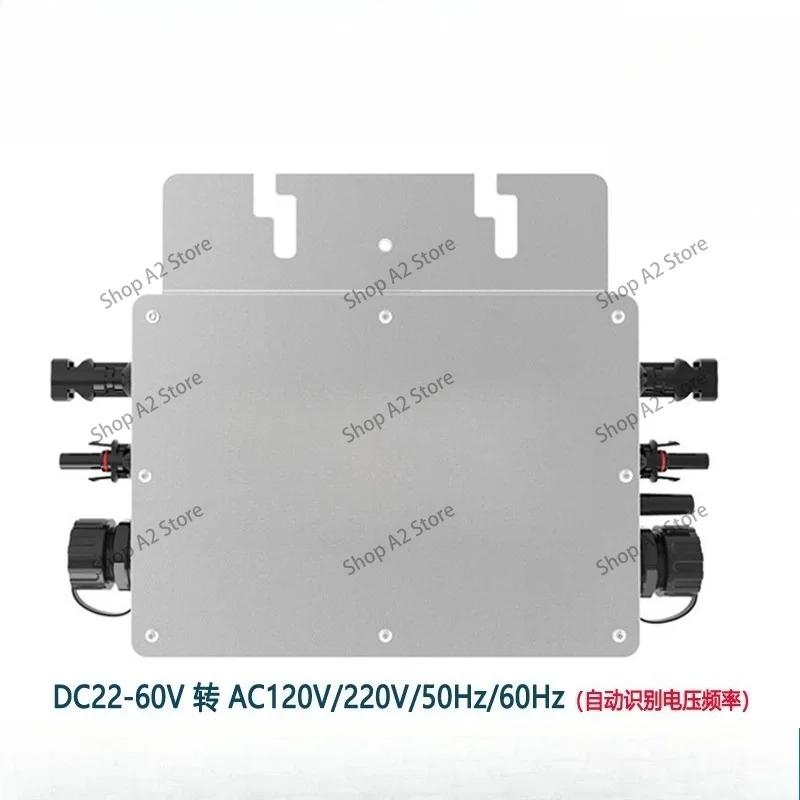 600-1400W Solar Grid Tie Micro Inverter, Smart PV Microinverter with Grid Connection Cable