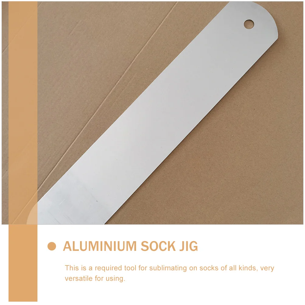 Sock Sublimation Insert Socks Shaped Aluminum Plate Aluminium Straight Jigs DIY Transfer