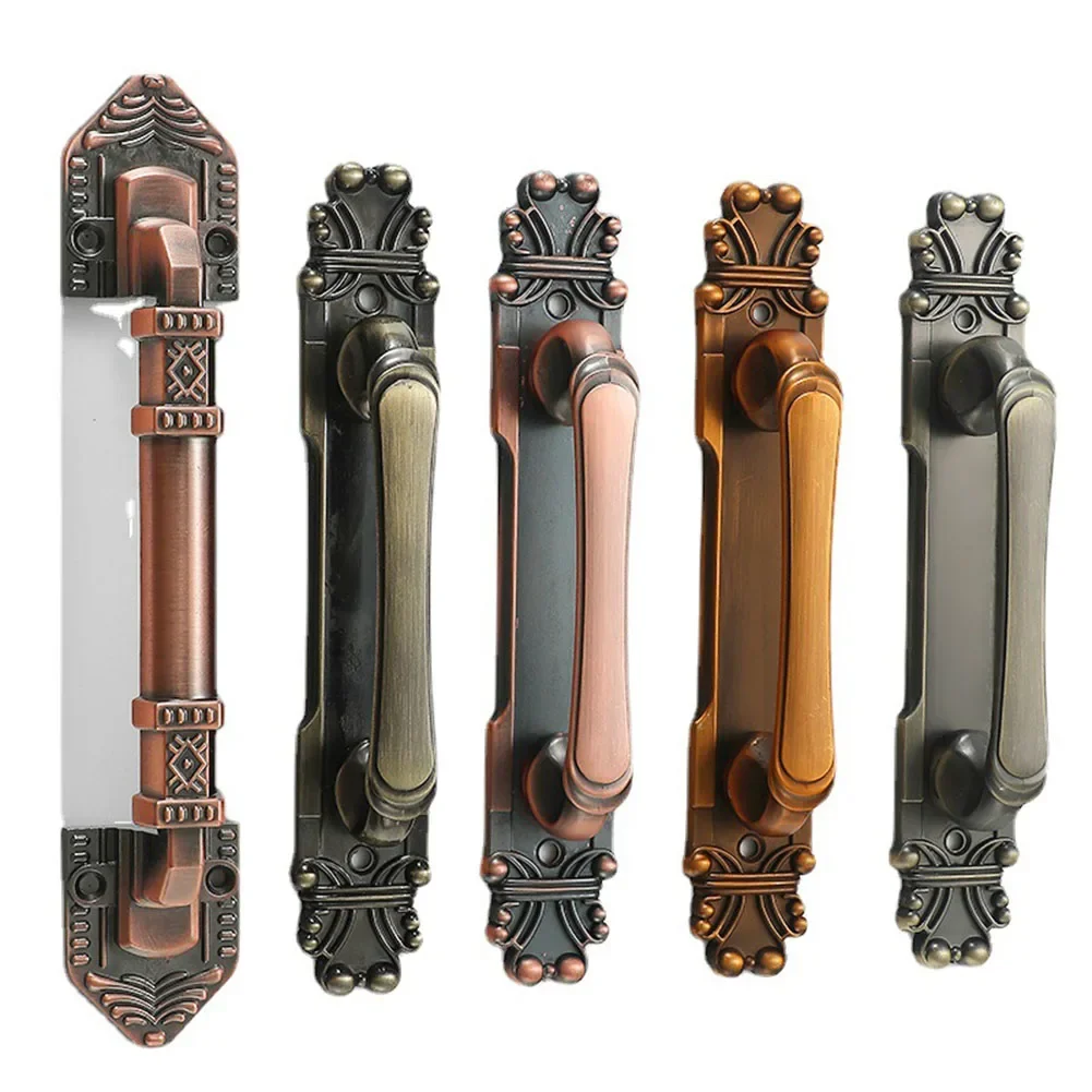 Antique Door Handle Aluminum Alloy Wooden Door Indoor Sliding Door Knobs Mobile Door Handle  Kitchen Cabinet Pulls Hardware