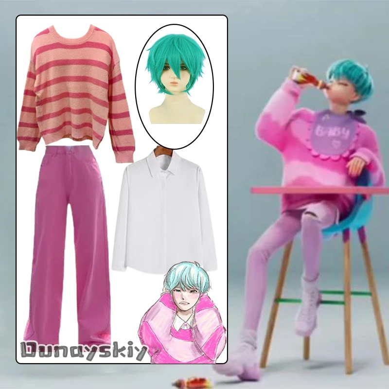 

Kpop ‌ Demo Nunter ‌ Saja Boys Gugu Gaga Baby Cosplay Costume Kostüm Komplettset Anime Spiel Charakter Disguise Outfit Role-play