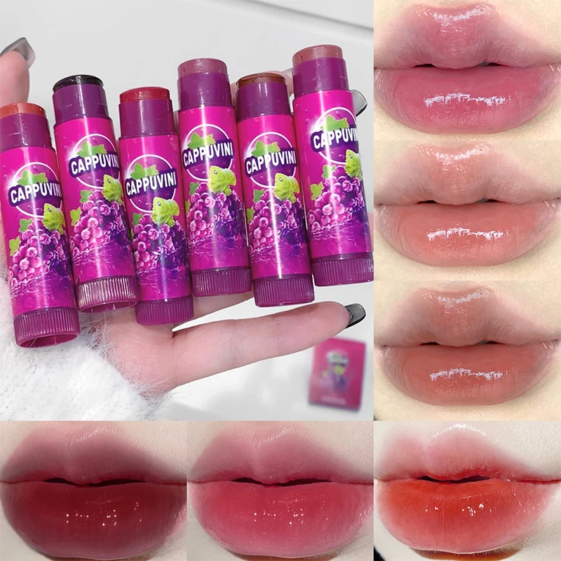 Grape moisturized colored lipstick combined with moisturizing, whitening and moisturizing makeup