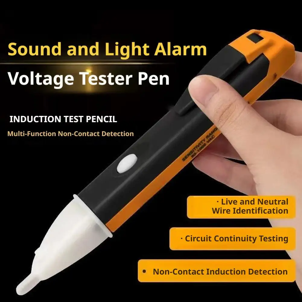 Electric indicator 90-1000V Non-Contact Socket Wall AC Power Outlet Voltage Detector Sensor Tester Pen LED light