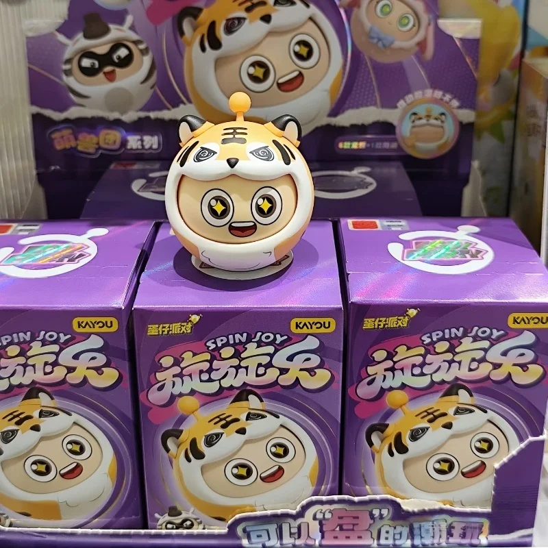 

В наличии оригинальные KAYOU Eggy Party The First Round of Spinning and Playing Cute Animal Group Dolls Blind Box Аниме Модели Подарки