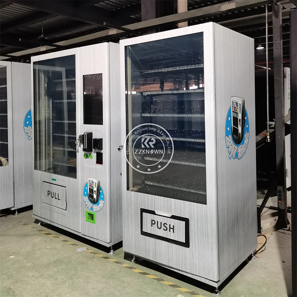 Touch Screen Vending Machine Customized Refrigerated Shopping Vending Machine For Sale