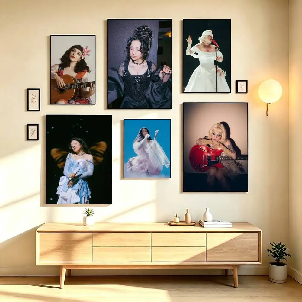 S-Singer Mon Laferte  Poster High Quality Dorm Living Room Aesthetic Wall Decoration Painting Stickers Gift