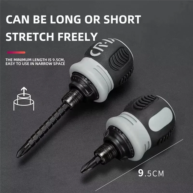 

A04G-13In1 Multi-Functional Ratchet Screwdriver Set Professional Magnetic Handle Tool For Screws Portable Repair Kit