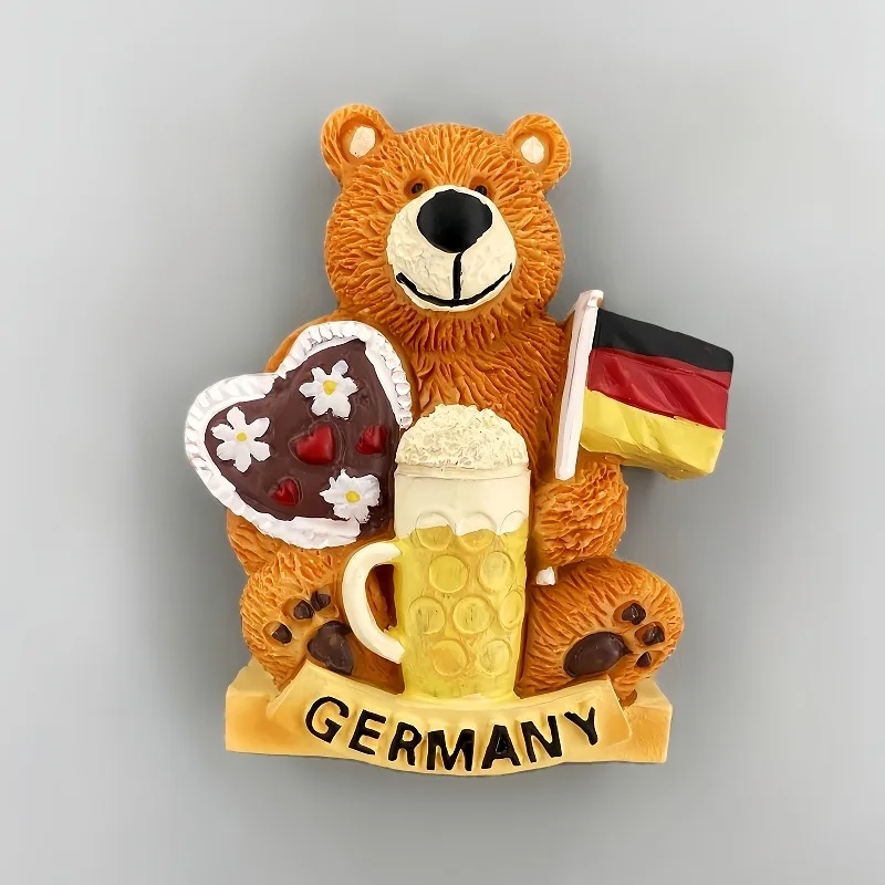 ألمانيا برلين باساوس فرانكفورت مغناطيس الثلاجة رسالة مجلس ديكور ميونيخ السفر تذكارية الثلاجة ملصق ديكور المنزل #3