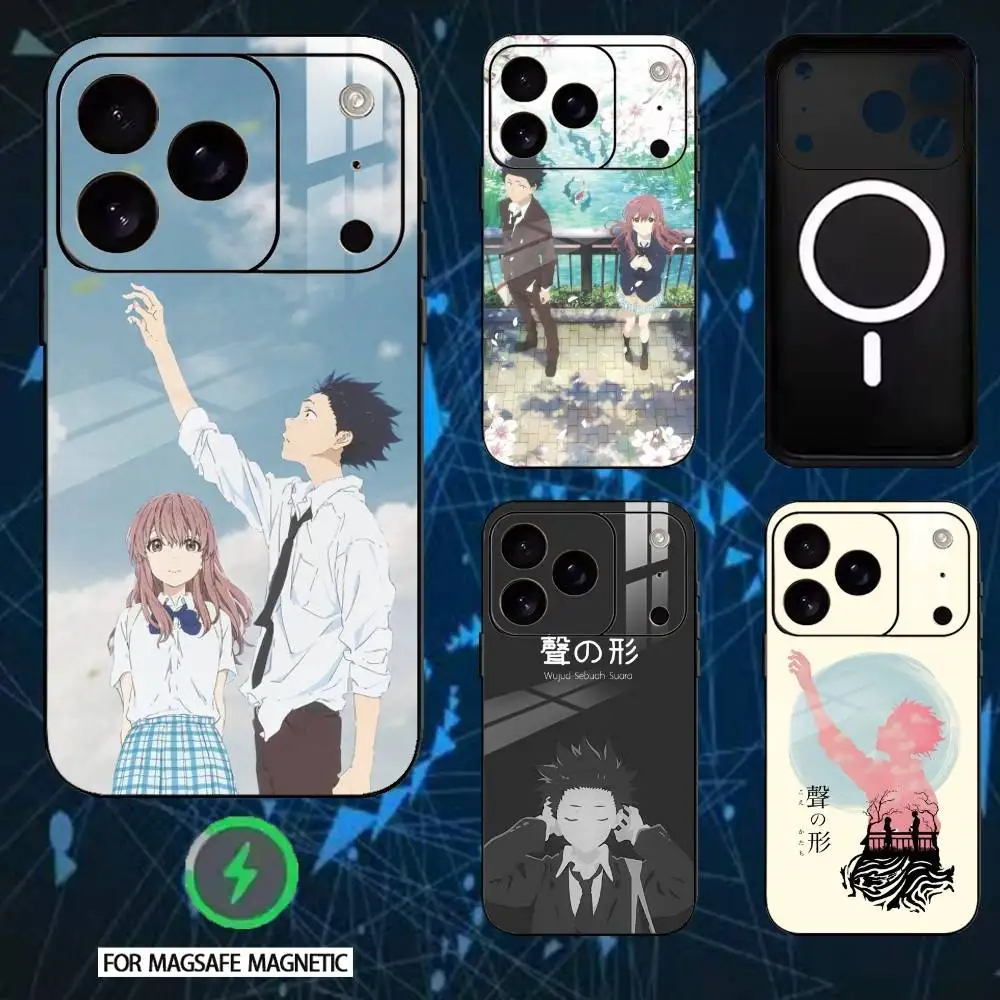 

A Silent Voice Shoya Nishimiya Phone Case For iPhone 17,16,15,14,13,12,Plus,Pro,Max For Magnetic Wireless Charge