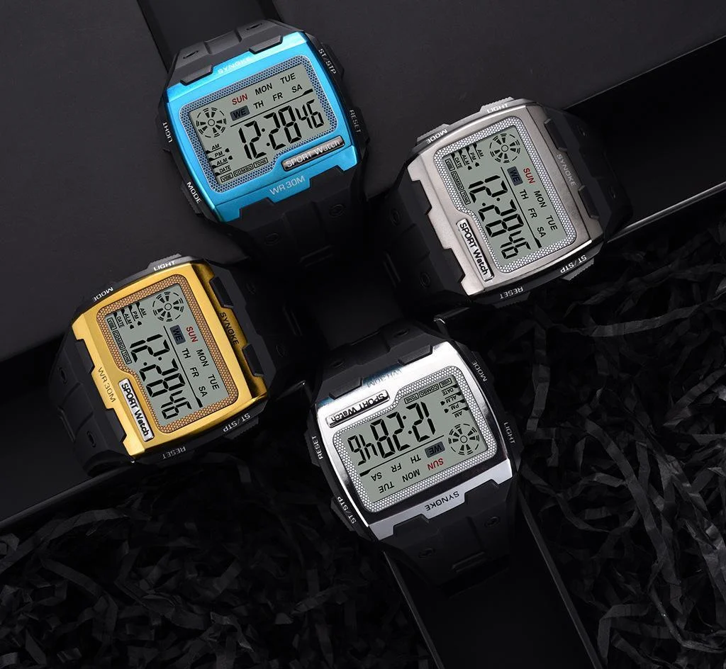 CE47 Retro Men's Watch with Large Screen Display, Night Light Waterproof Electronic Watch, Outdoor Sports Watch Watches for Man