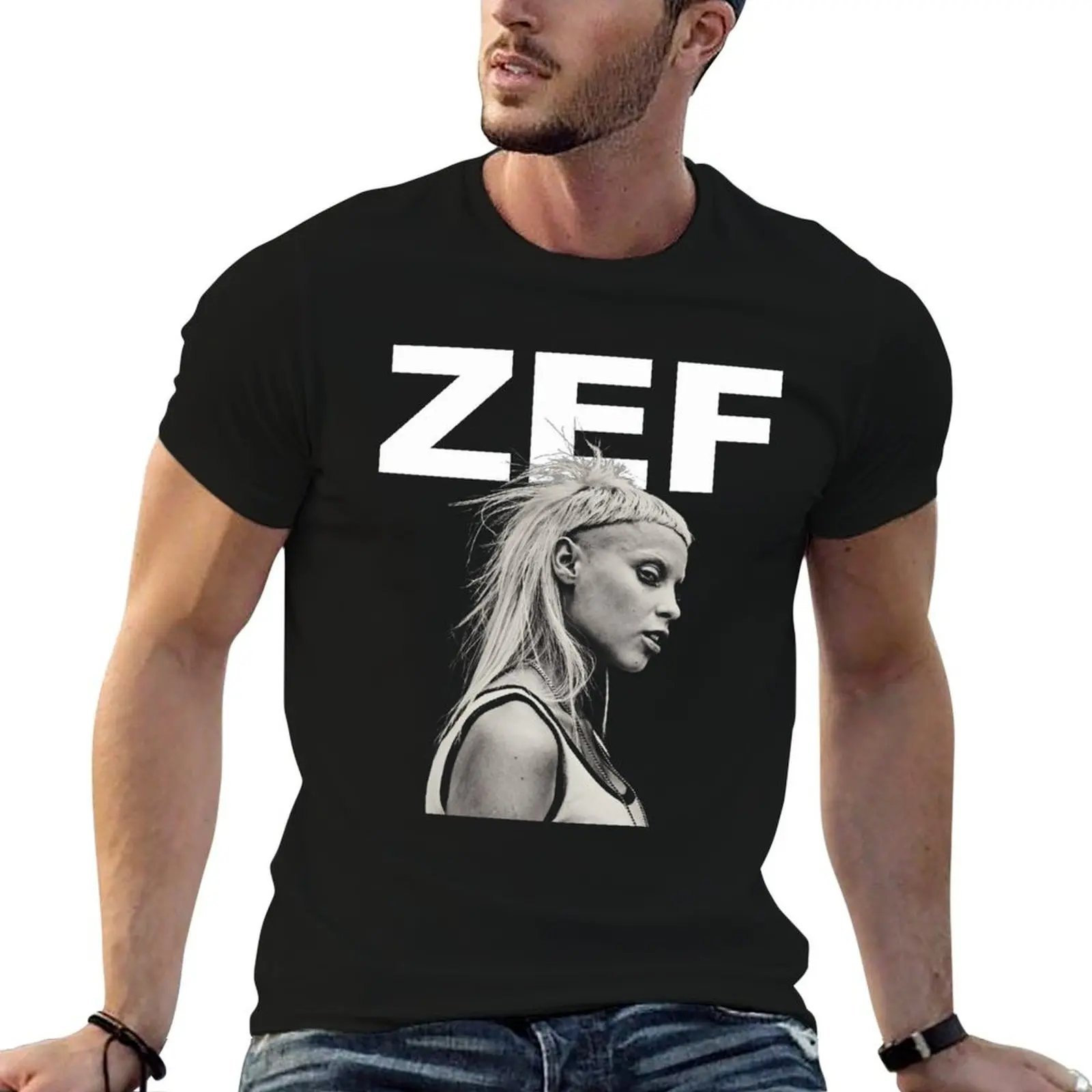 

ZEF Style South African Die Antwoord Rock Star Music T-Shirt graphic t shirts kawaii clothes heavy weight t shirts for men