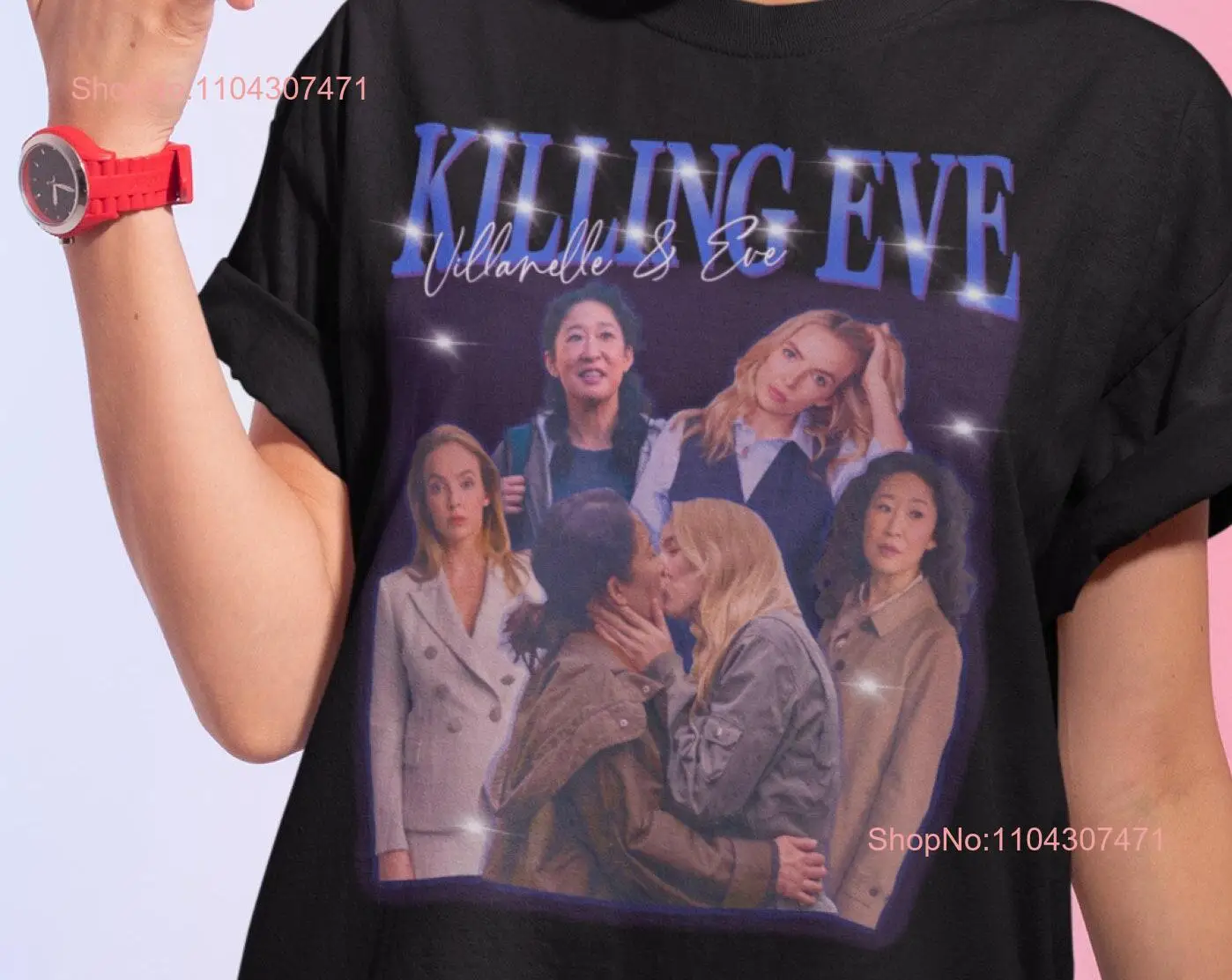 Killing Eve T Shirt Merch Sandra Oh Jodie Comer long or short sleeves