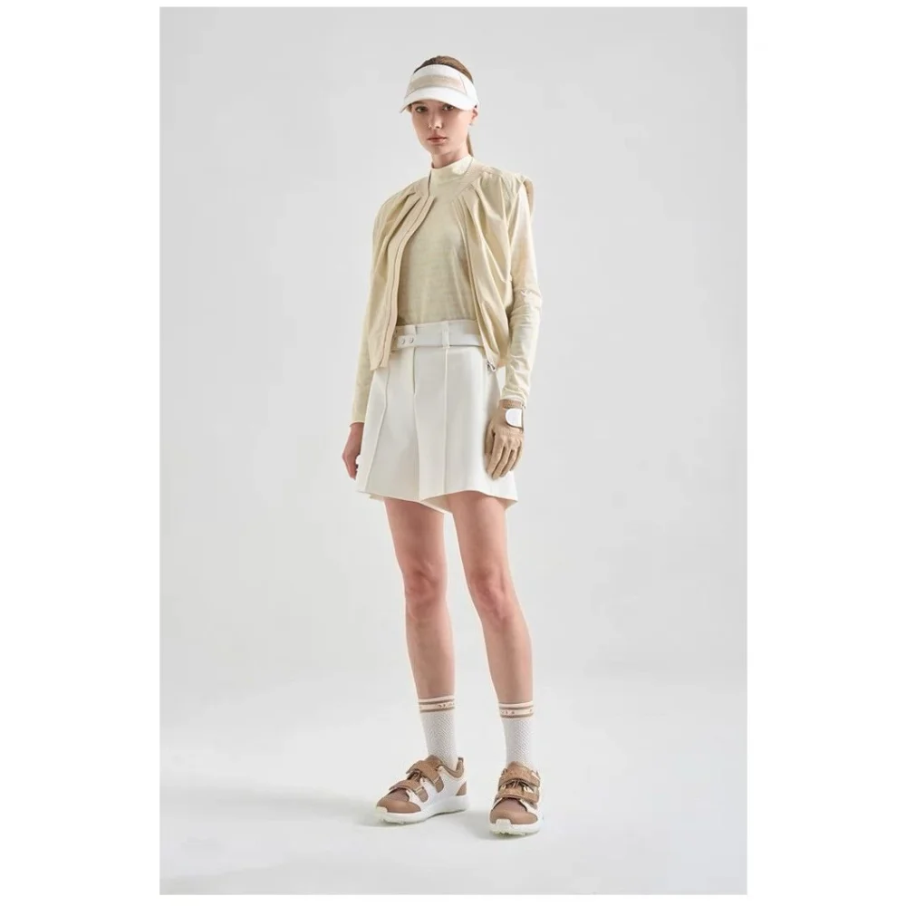 2026 Summer Korean Style Stand Collar Vest for Women Golf Casual Fashion Versatile Sleeveless Lightweight Daily Tennis Top view 2