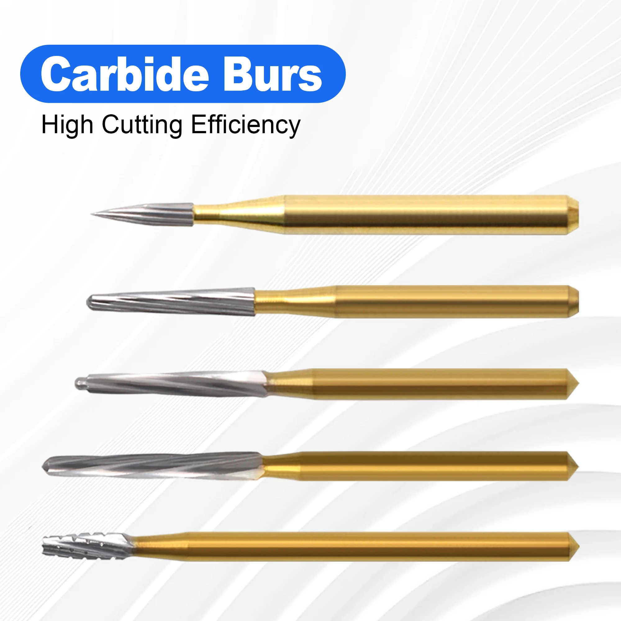 6Pcs/Box Dental Tungsten Carbide Burs High Speed Dental Tools Endo Z/Zekrya/FG702/FG7376/7901/7902/7664/7695/7686/7653/7404/7106